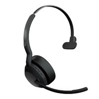 Jabra  Evolve2 55, USB C, MS Teams, Mono, Active Noise Cancellation (ANC), Link 380 Bluetooth Adapter ,30m Wireless Range, 18 Hours Battery Life