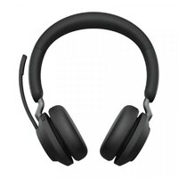 Jabra Evolve2 65 MS Stereo Headset, Includes Charging Stand & Link380a Dongle, Microsoft Teams Certified, 2ys Warranty