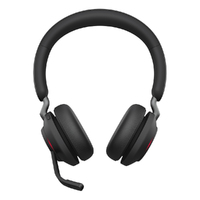 Jabra Evolve2 65 Flex MS Stereo Bluetooth Headset, Link380a USB-A Dongle Included, Foldable Design, 2Yr Warranty