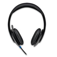 Logitech H540 USB Headset Laser-tuned drivers, 2Yr Plug and play Listen to details Crystal-clear voice Headphone Take control of the sound, Headphones