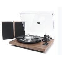 mbeatHIFI Turntable with Speakers - Vinyl Turntable Record Player with 36W Bookshelf Speakers, 33/45 RPM, Bluetooth Streaming via Smart Devices