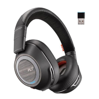 Plantronics/Poly Voyager B8200 UC headset, Black, Bluetooth, 4 Mics, Dual-mode ANC, Mute Alert, Smart sensors, SoundGuard, up to 24 hrs **PROMO**