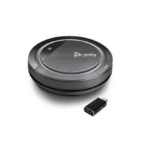Plantronics/Poly Calisto 5300-M with USB-C BT600 dongle, Bluetooth Speakerphone, Teams certified, Portable and personal, Easy Co