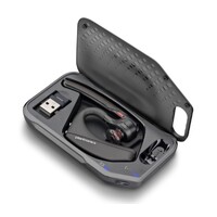 Plantronics/Poly Voyager B5200 UC, 4 Mics noise canceling, HD voice clarity, all-day comfort, Voice control button, Smart Sensor, Audio Alerts