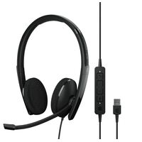 EPOS | Sennheiser ADAPT 160 USB II On-ear, double-sided USB-A headset with in-line call control and foam earpads. Optimised for UC.