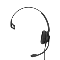 EPOS | Sennheiser SC230 Wide Band Monaural headset with Noise Cancelling mic - high impedance for standard phones, Easy D  -  Requires Easy Disconnect