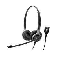EPOS | Sennheiser Premium Binaural headset, ultra noise cancelling mic, Wideband, very strong and comfortable, leatherette pads, gorgeous design. ED c