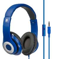 Verbatim's Over-Ear Stereo Headset - Red Headphones - Ideal for Office, Education, Business, SME (BLUE)