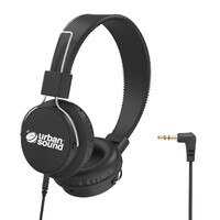 Verbatim Urban Sound Kid Headphones, Volume limiting for ear protection. Lightweight 1.2M, Gold plated 3.5mm Jack. High Quality, Ambient Awareness