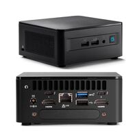 Intel NUC 12 Pro Kit Mini PC i7-1260P 4.70GHz 2xDDR4 SODIMM 2.5' M.2 SSD Iris Xe Graphics 4xDisplays 2xHDMI 2xDP via USB-C 2xTB4 2.5GbE 4xUSB WiFi6E