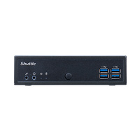 Shuttle DL40N XPC fanless Mini PC 1.3L Barebone - Intel Twin Lake processorsN150 (4 Cores), DDR5, 8x USB, 2x 2.65W Adapter