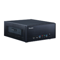 Shuttle XH510G2 Slim Mini PC 5L Barebone - Intel 11/10th Gen, PCIe x16, PCIe x1, LAN, HDMI, DP, 2x DDR4, 2.5' HDD/SSD bay, 2xM.2 2280, 180W