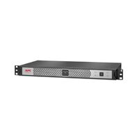 APC Smart-UPS 500VA/400W Line Interactive UPS, 1U RM, 230V/10A Input, 4x IEC C13 Outlets, Li-Ion Battery, W/ Network Card, Short Depth