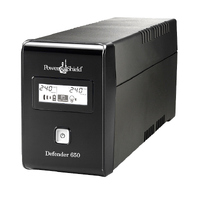 PowerShield Defender 650VA / 390W Line Interactive UPS with AVR, Australian Outlets and user replaceable batteries