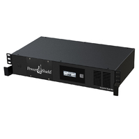 PowerShield Defender Rackmount 800VA / 480W UPS ,Line Interactive Simulated Sine Wave Perfect for Shallow Racks, Compact Model