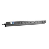 PowerShield Vertical PDU with 16A Aus Input plug, 10 x ANZ 10Amp outlets, provides reliable power distribution for vertical installations