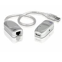 Aten Extender USB 2.0 Cat 5 Extender, extends up to 60m, supports USB speeds up to 12Mbps, Plug an Play,