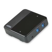 Aten Peripheral Switch 2x4 USB 3.1 Gen1, 2x PC, 4x USB 3.1 Gen1 Ports, Remote Port Selector, Plug and Play