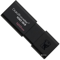 Kingston DT100G3/128GB 128GB USB3.0 100MB/s Read Flash Drive Memory Stick Thumb Key DataTraveler Retail Pack 5yrs warranty ~DT100G3/128GBFR