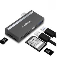 mbeat Essential 5-IN-1 USB- C Hub (USB hub 2.0, 3.0, SD/TF Card Reader Supports SDXC, MicroSDXC)