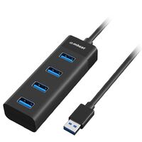 mbeat® 4-Port USB 3.0 Hub - Black USB 3.0 transfer speeds up to 5Gbps. Plug-and-play Compact and lightweight Weight: 37g