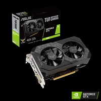 ASUS nVidia TUF-GTX1650-4GD6-P-GAMING TUF GTX 1650 4GB GDDR6, 1590 MHz Boost, nVidia Turing, Space-Grade Lubricant, IP5X Dust Resistant
