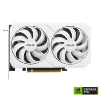ASUS nVidia GeForce DUAL-RTX3060-O8G-WHITE White Edition 8GB GDDR6, 1867 MHz Boost Clock,PCI Express 4.0, HDMIx1, DPx3