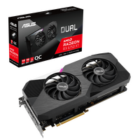 ASUS AMD Radeon DUAL-RX6750XT-O12G  RX 6750 XT OC Edition 12GB GDDR6, 2618MHz Boost, PCIe 4.0. 1xHDMI 2.1, 3xDP 1.4a, RGB