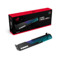 ASUS ROG-WINGWALL-HOLDER Graphics Card Holder Supports All ATX Size Chassis, Eliminate Sag, Tough Aluminium Alloy, Swappable Acrylic Plate, Aura Sync