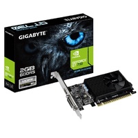 Gigabyte nVidia GeForce GT 730 2GB DDR5 Ultra Durable PCIe Graphic Card 4K 1xHDMI 1xDVI 3xDisplays Fan 902Mhz Low Profile Bracket  (LS)