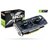 INNO3D nVidia GeForce GTX1650 TWIN X2 OC V2 4GB GDDR6 1635 MHz Boost Clock, RAM 12Gbps, 1xHDMI, 1x DP, 1x DVI, 220x113mm x 2-slot