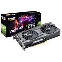 INNO3D nVidia GeForce RTX 3060 TWIN X2 OC 8GB GDDR6 GPU, 1777MHz Boost Clock, 3xDP, 1xHDMI, LHR