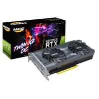 INNO3D nVidia GeForce RTX 3060 TWIN X2 12G GDDR6 GPU, PCIe 4, 1777MHz Boost Clock, 3xDP. 1xHDMI, LHR