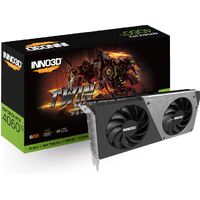 INNO3D nVidia GeForce RTX 4060 Ti 8GB TWIN X2 OC White GPU 8GB GDDR6, 2565MHz Boost Clock, RAM 18Gbps, 3xDP, 1xHDMI, 250x118x 42mm (4060TI)