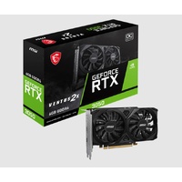 MSI nVidia GeForce RTX™ 3050 VENTUS 2X E 6G OC, Boost: 1492 MHz, CUDA 2304 Units, 6GB GDDR6, HDMI™ x 2