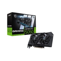 MSI nVidia GeForce RTX 5050 8G GAMING OC, Boost: 22632 MHz, CUDA 2560 Units, 8GB GDDR6, HDMI™ x 1 (embargo)