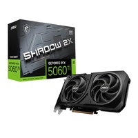 MSI nVidia GeForce RTX 5060 Ti 16G SHADOW 2X OC PLUS, Boost: 2482 MHz, CUDA 8960 Units, 16GB GDDR7, HDMI™ x 1 (embargo)