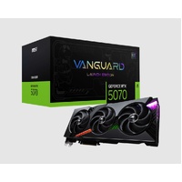 MSI nVidia GeForce RTX 5070 12G VANGUARD SOC , Boost: TBD, CUDA 6144 Units, 12GB GDDR7, HDMI™ x 1, 192-bit