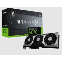 MSI nVidia GeForce RTX™ 5070 12G VENTUS 2X OC WHITE, Boost: 2542 MHz, CUDA 6144 Units, 12GB GDDR7, HDMI™ x 1