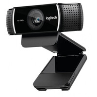 Logitech C922 Pro Stream Full HD Webcam 30fps at 1080p Autofocus Light Correction 2 Stereo Microphones 78 FoV 3mths XSplit License - VILT-C920 960-001