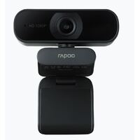 RAPOO C260 Webcam FHD 1080P/HD720P, USB 2.0 - Ideal for TEAMS, Zoom Buy (10 Get 1 Free)