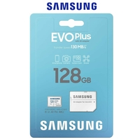 Samsung Micro SD Card 128GB Evo Plus micro SDXC Class 10 Camera Memory 130MB/s