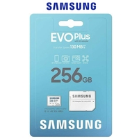 Samsung Micro SD Card 256GB Evo Plus micro SDXC Class 10 Camera Memory 130MB/s