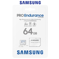 Samsung Pro Endurance 64GB Micro SD Card Class 10 UHS-I SDHC SDXC DashCam Security