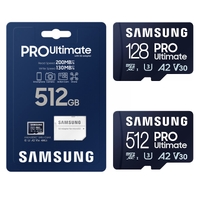 Micro SD Card 128GB 512GB Samsung PRO Ultimate SDXC Class 10 Camera Memory 200MB/s
