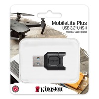 Kingston Micro SD Card Reader MobileLite Plus USB 3.2 microSDHC/SDXC UHS-II MLPM