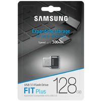 USB 3.1 128GB Flash Drive Samsung Fit Plus Memory Stick (300MB/s) |MUF-128AB