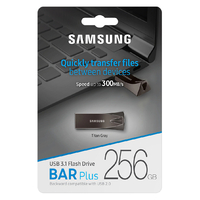 Samsung USB 3.1 256GB Flash Drive Bar Plus Memory Stick 300MB/s MUF-256BE4