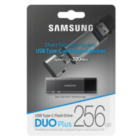 USB 3.1 256GB Flash Drive Samsung Type-C to Type-A Memory Stick Duo Plus (400MB/s) | MUF-256DB