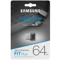 Samsung USB 3.1 64GB Flash Drive Fit Plus Memory Stick (200MB/s) | MUF-64AB-EU